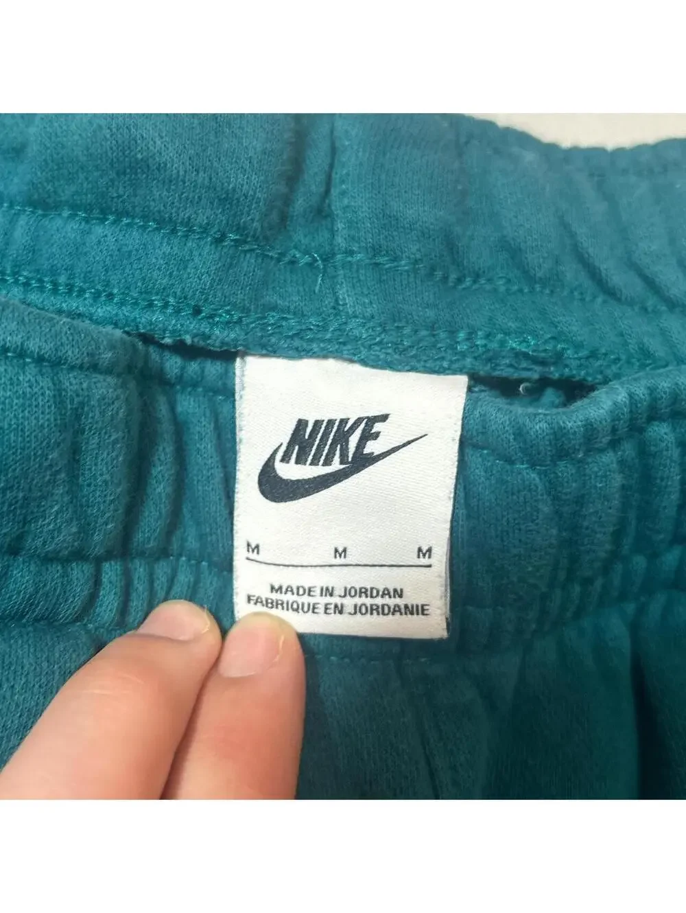 Nike Men's Green and Blue Joggers-tracksuit